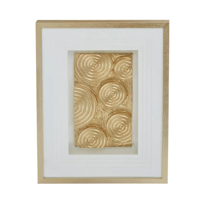 Nason Disc Design Wall Art In Gold