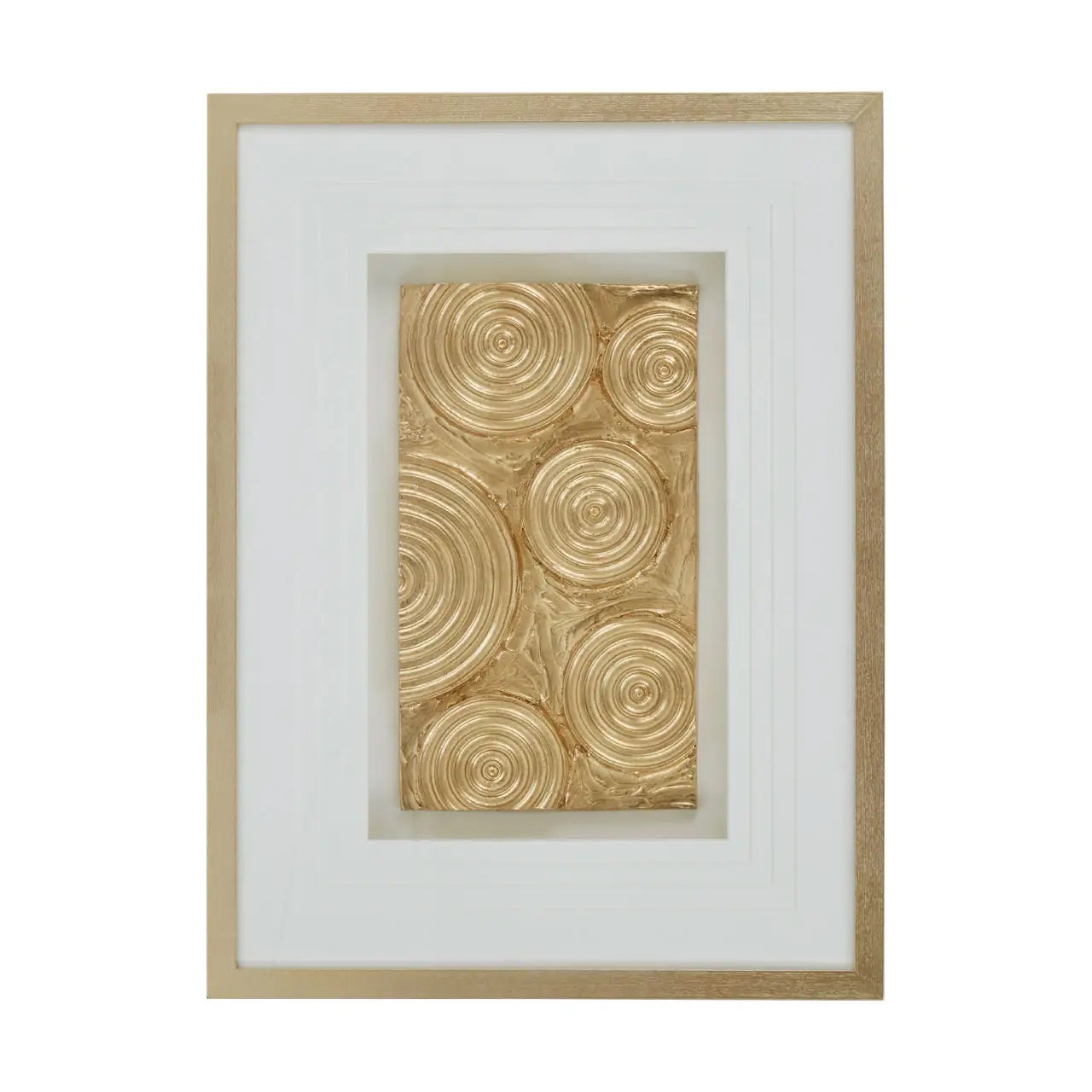 Nason Disc Design Wall Art In Gold
