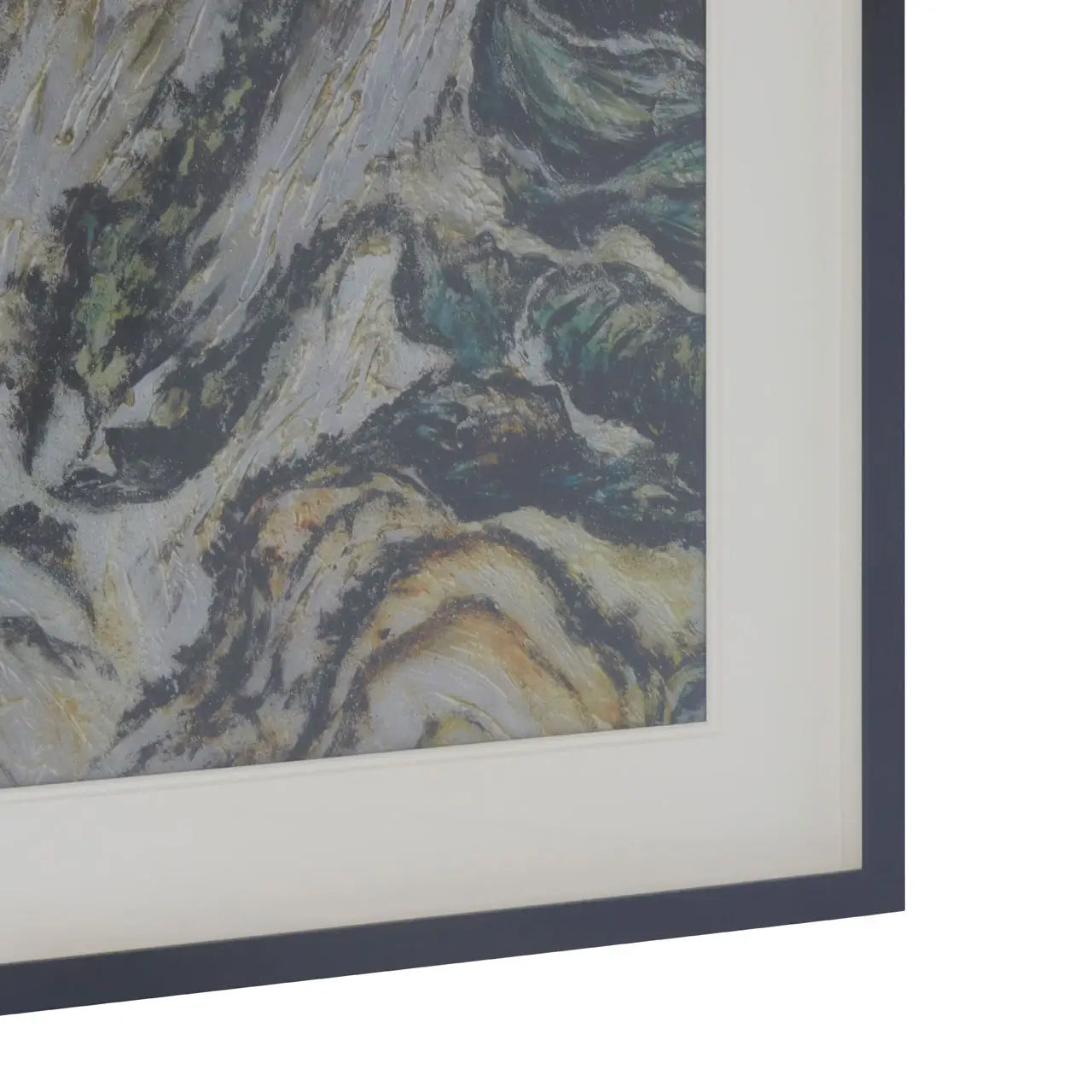 Nason Abstract Design Square Wall Art In Black