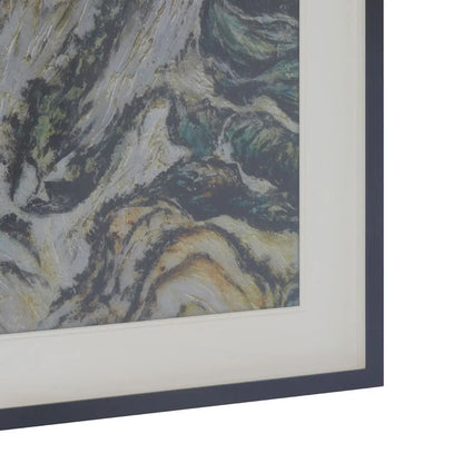Nason Abstract Design Square Wall Art In Black