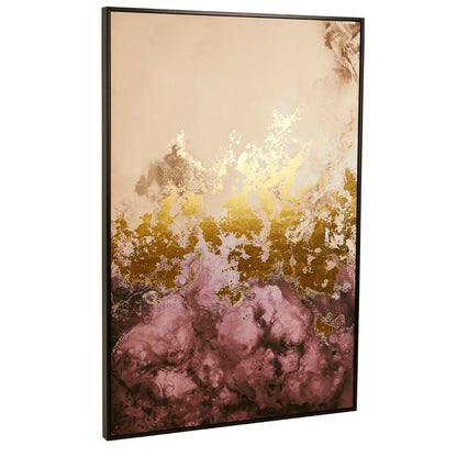 Astratto Wall Art In Cream And Mauve
