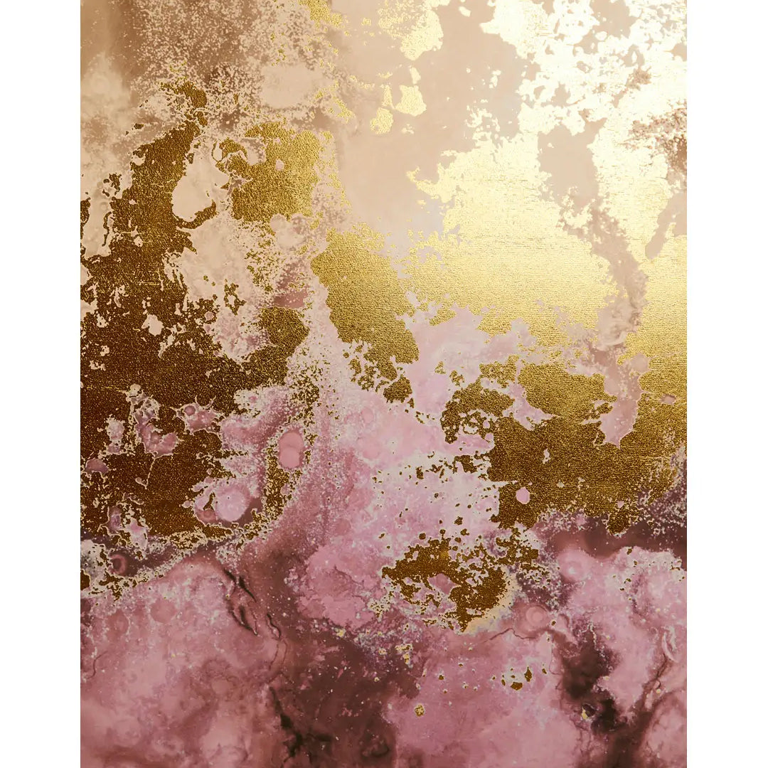 Astratto Wall Art In Cream And Mauve
