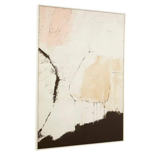 Astratto Classic Wall Art In Natural Pink