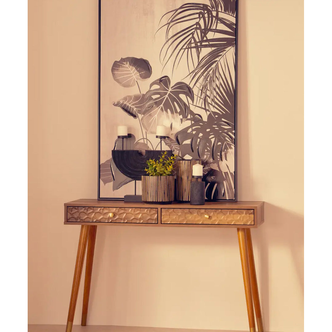 Astratto Wooden Wall Art In Black
