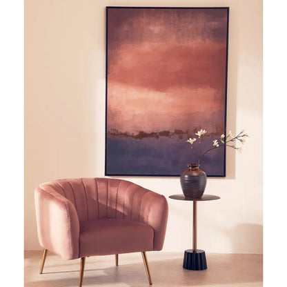 Astratto Classic Wall Art In Pink and Purple