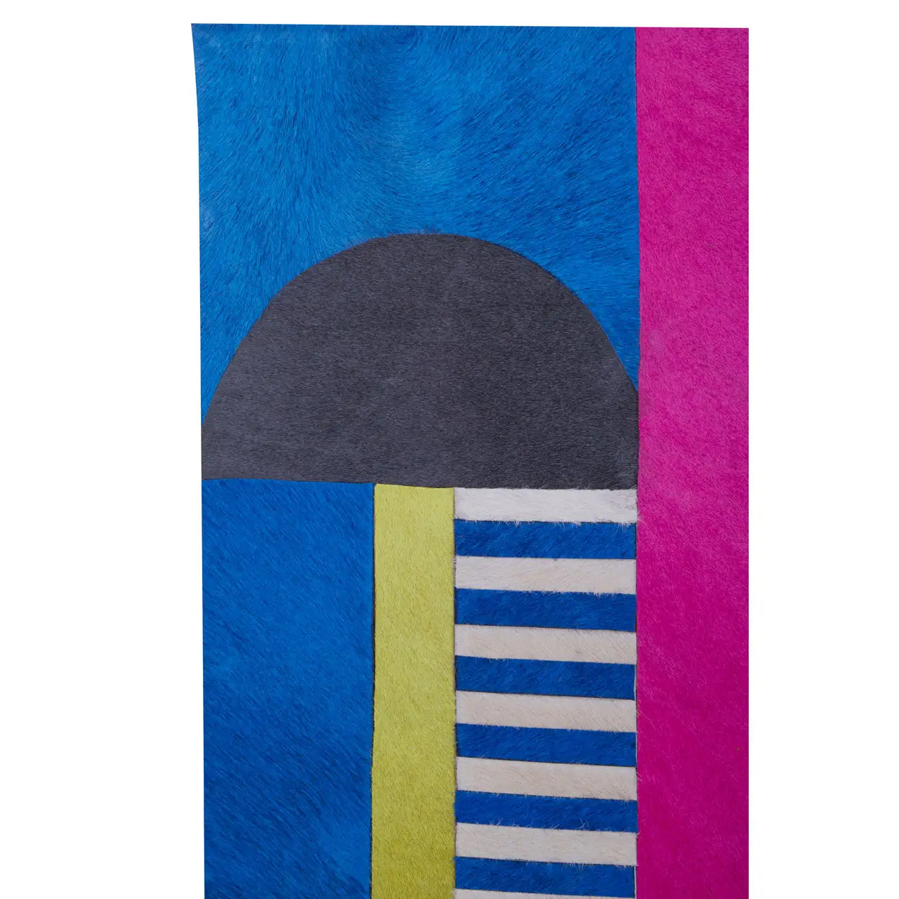 Safira Genuine Leather Wall Art In Multicoloured