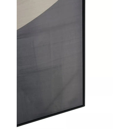 Astratto Abstract Design Wooden Wall Art In Black