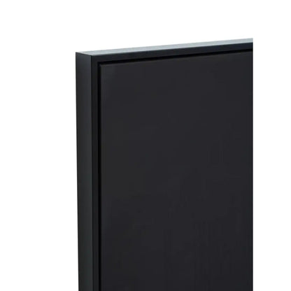 Astratto Abstract Design Wooden Wall Art In Black