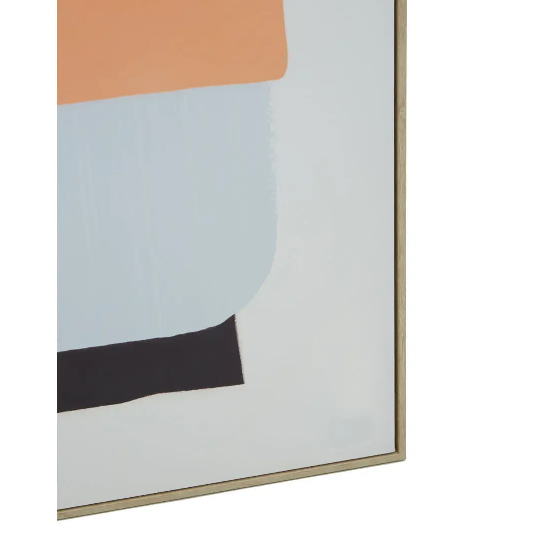 Astratto Geometric Wall Art In Multi Coloured