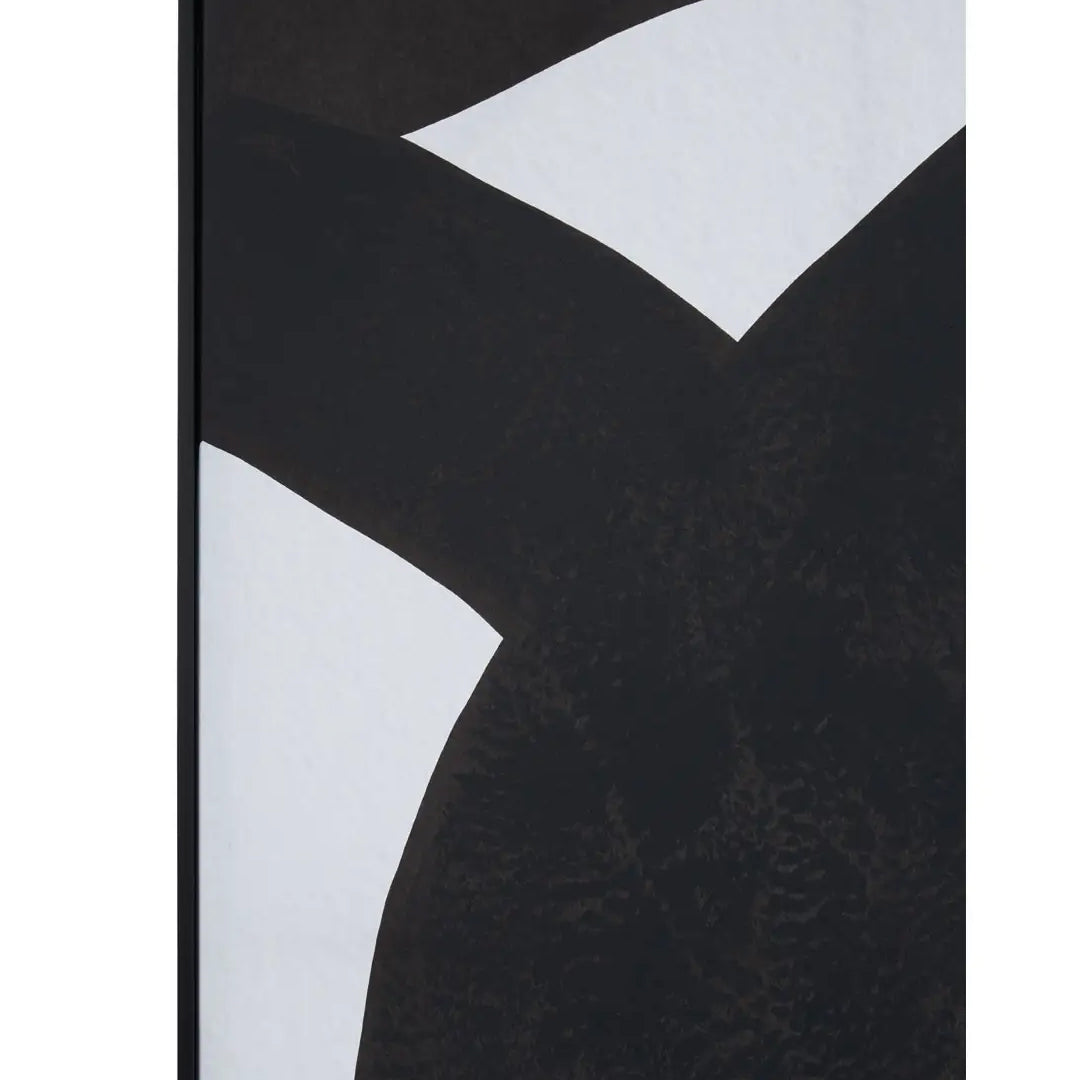 Astratto Set Of 2 Abstract Wall Art In Black And White