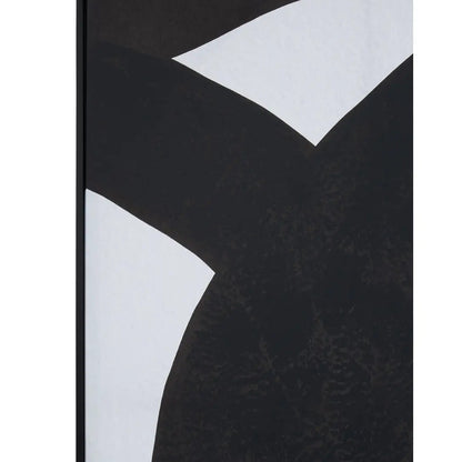 Astratto Set Of 2 Abstract Wall Art In Black And White