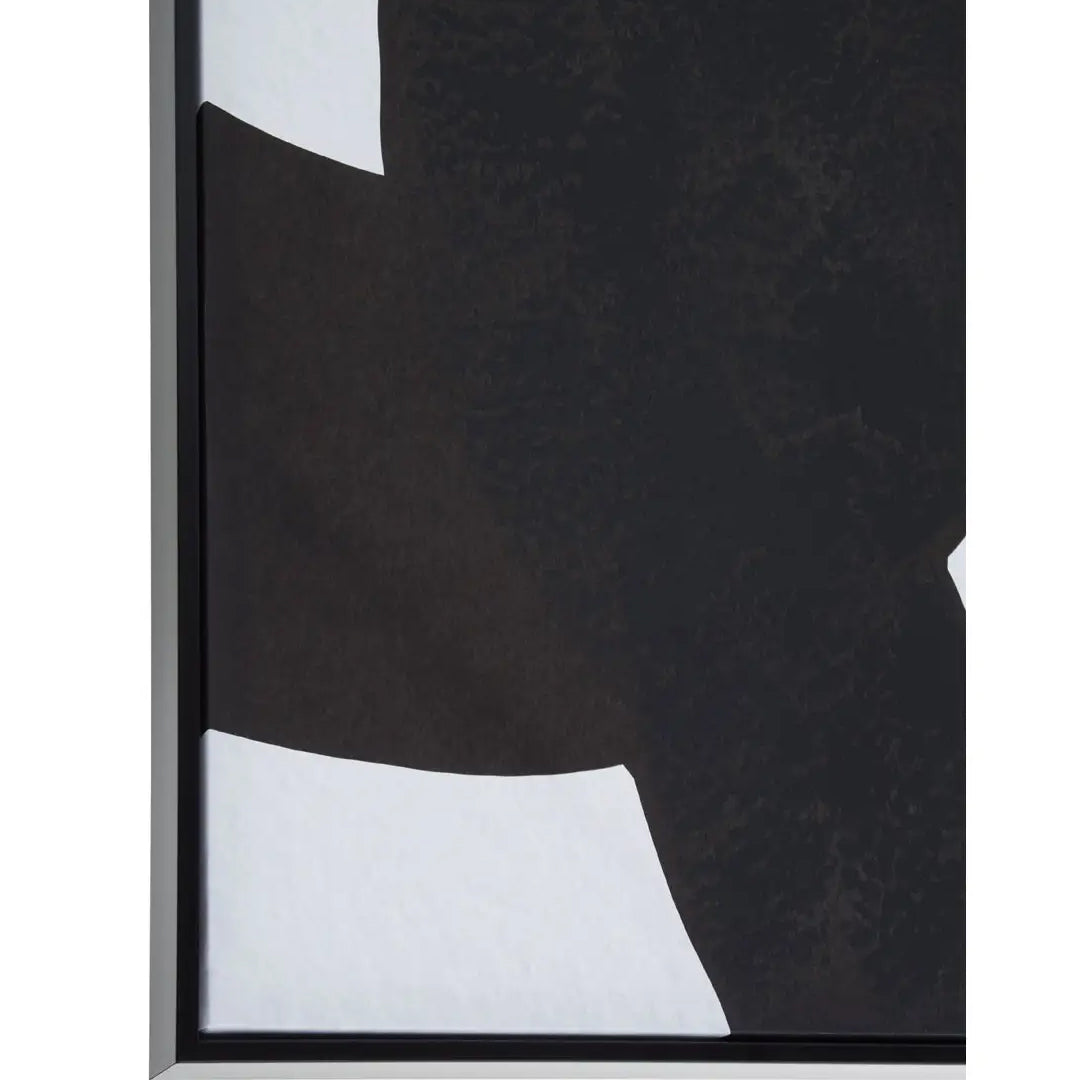 Astratto Set Of 2 Abstract Wall Art In Black And White