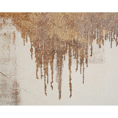 Astratto Abstract Foil Wall Art In Gold