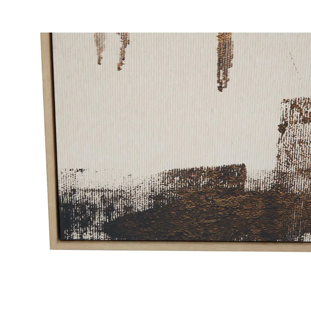 Astratto Abstract Foil Wall Art In Gold