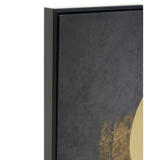 Astratto Foil Canvas Wall Art In Gold