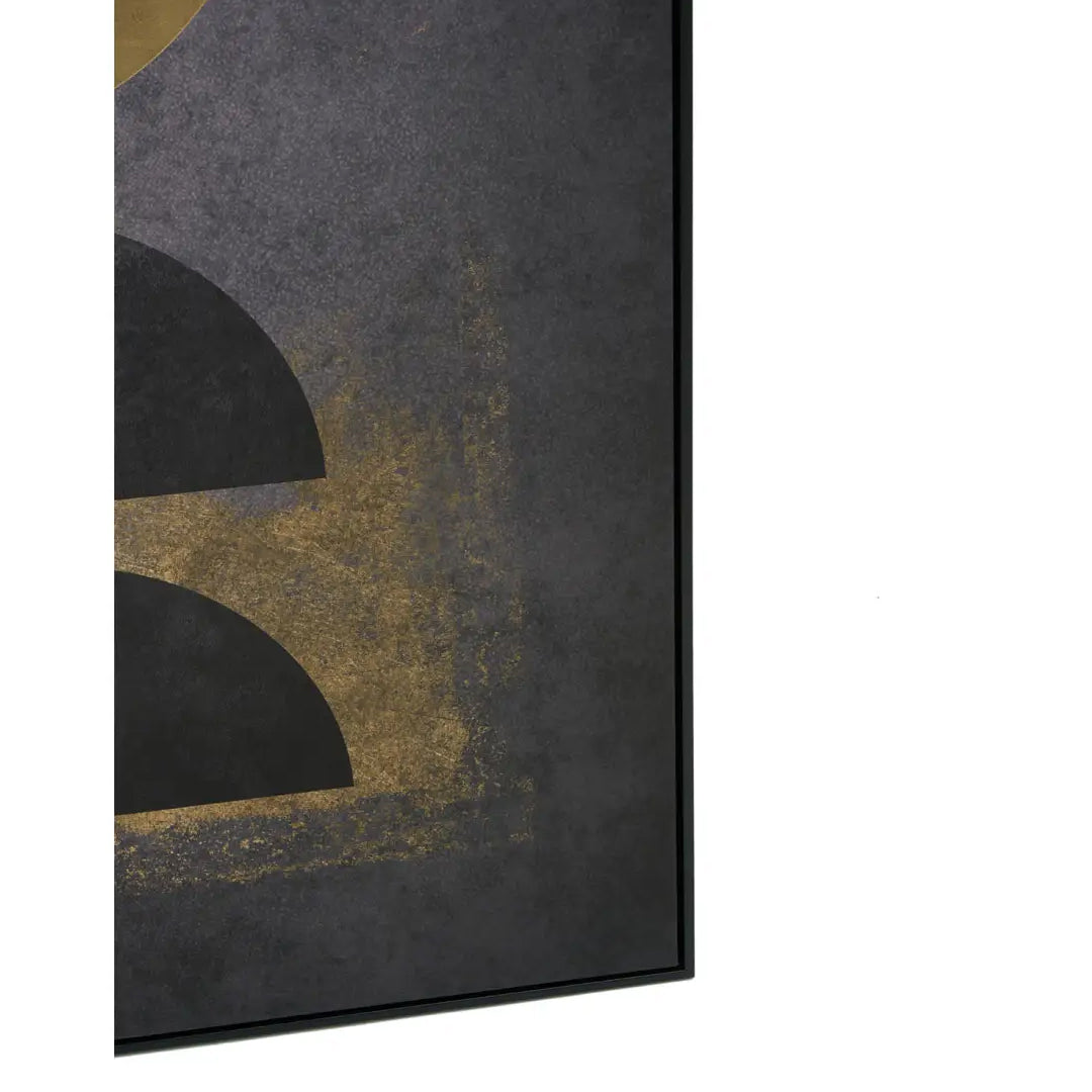 Astratto Foil Canvas Wall Art In Gold