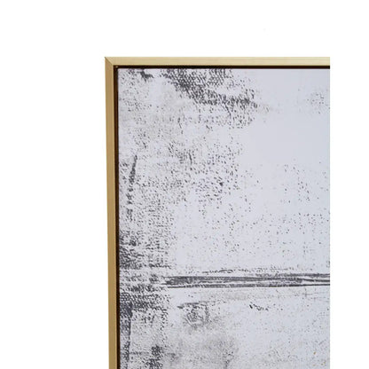 Astratto Foil Wall Art In Grey And Gold