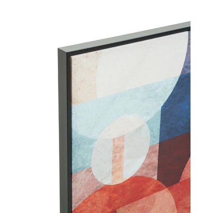 Astratto Square Wall Art In Overlapping Multicolour