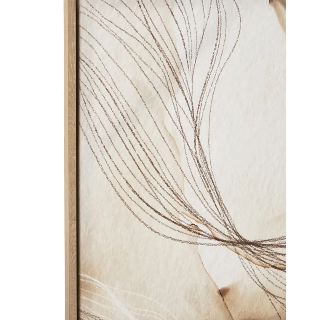 Astratto Set Of 2 Wall Art In Natural
