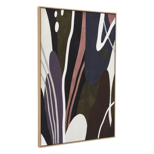 Astratto Abstract Multi Wall Art In Muted Colours