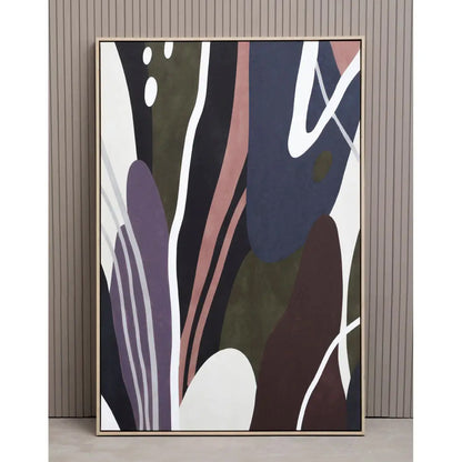 Astratto Abstract Multi Wall Art In Muted Colours