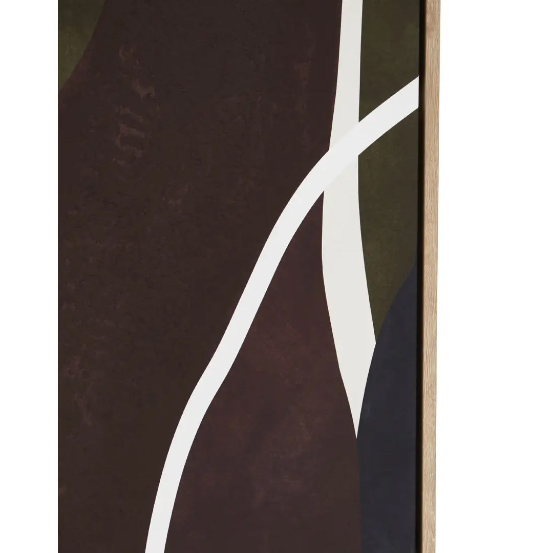Astratto Abstract Multi Wall Art In Muted Colours