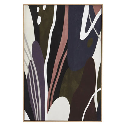 Astratto Abstract Multi Wall Art In Muted Colours