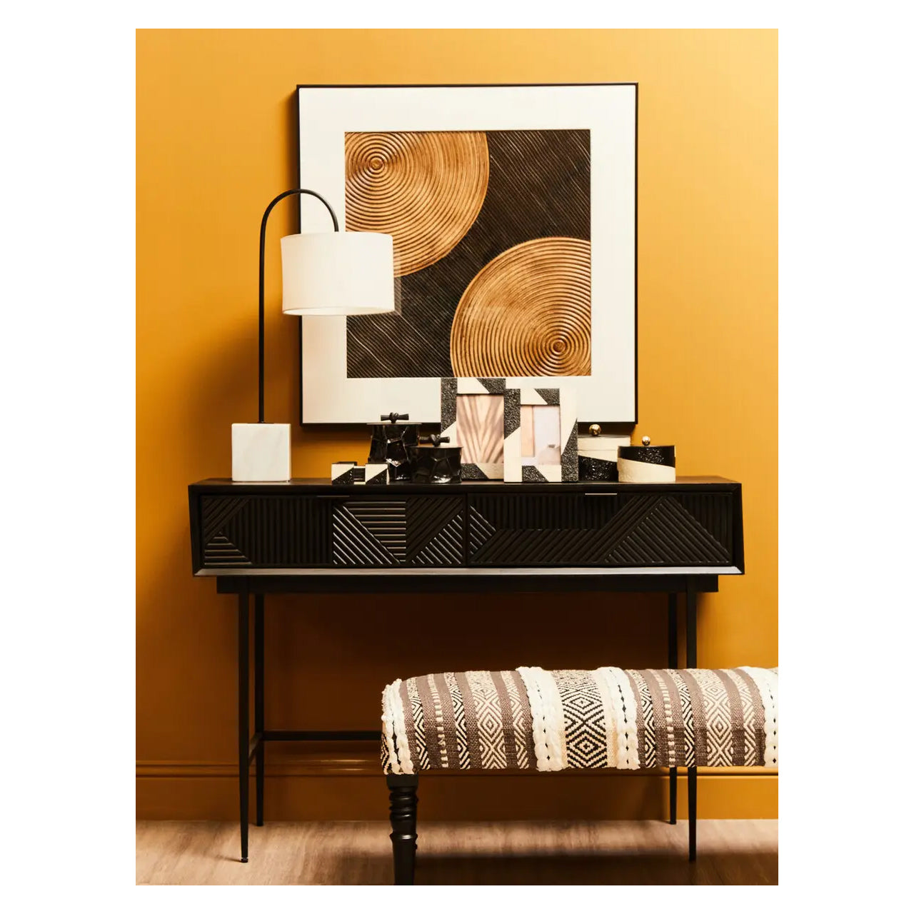 Nason Wall Art In Black And Brown