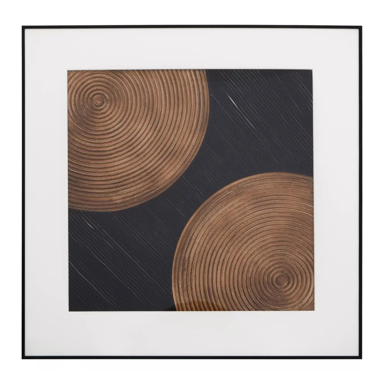 Nason Wall Art In Black And Brown