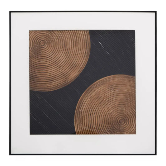 Nason Wall Art In Black And Brown