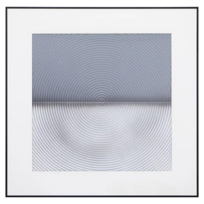 Nason Aluminium Wall Art In Grey And White