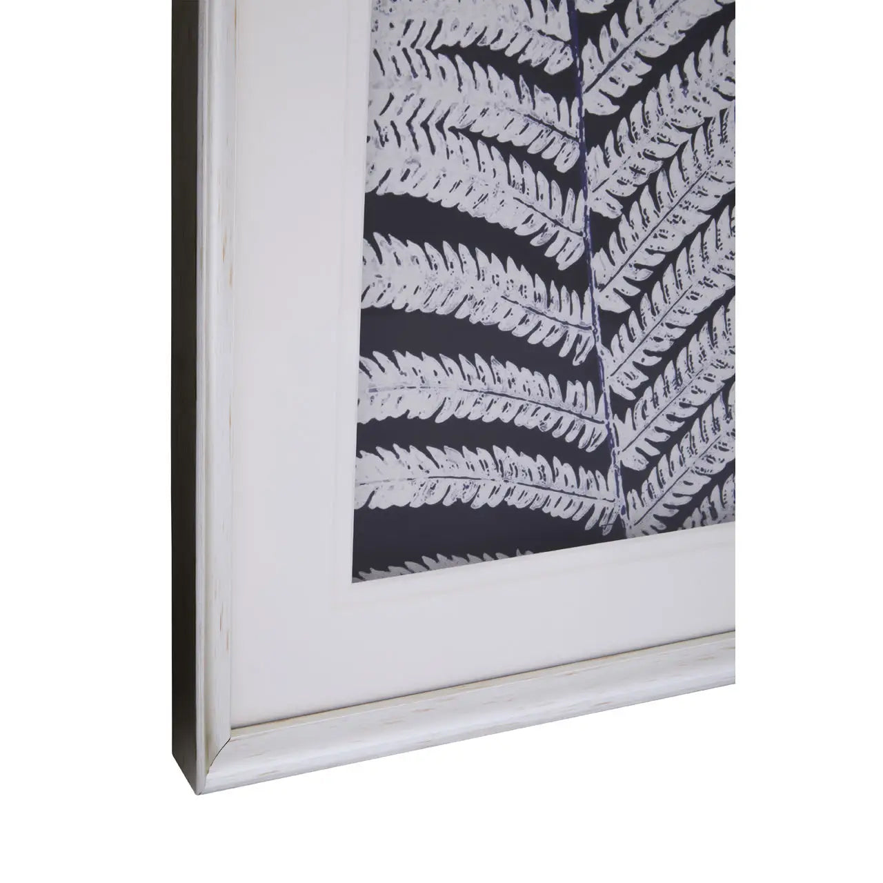 Nason Set Of 2 Leaf Print Wall Art In Deep Black