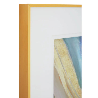 Nason Set Of 2 Abstract Wall Art In Blue, Gold And Neutral Tones