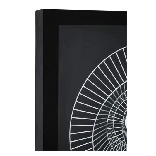 Modello Wall Art In Silver And Black