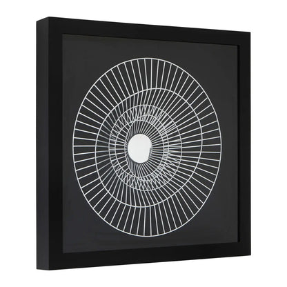 Modello Wall Art In Silver And Black