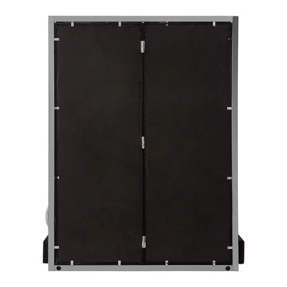 Piermount Velvet Double Bed In Black