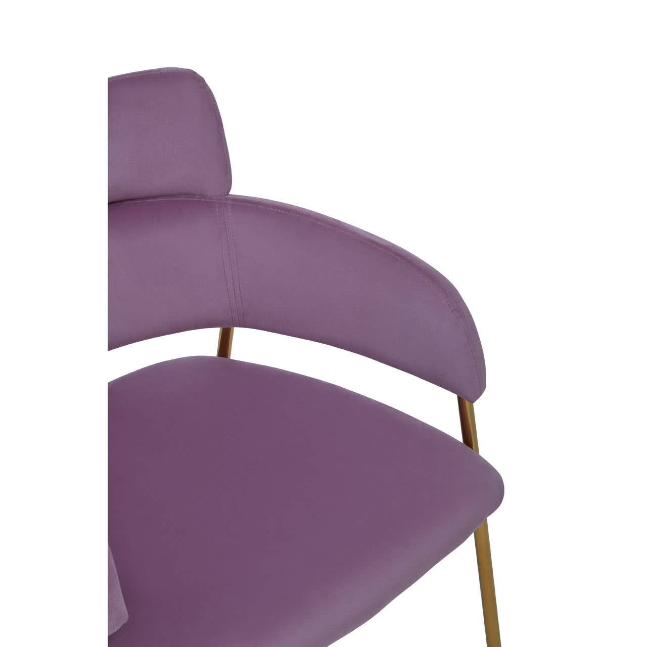 Tamzin Pink Velvet Dining Chairs With Gold Legs In Pair