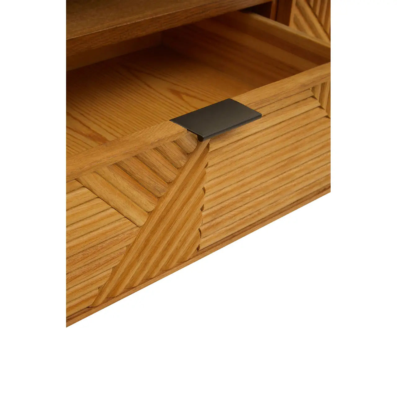 Jakara Wooden TV Stand With 2 Doors And 2 Drawers In Natural