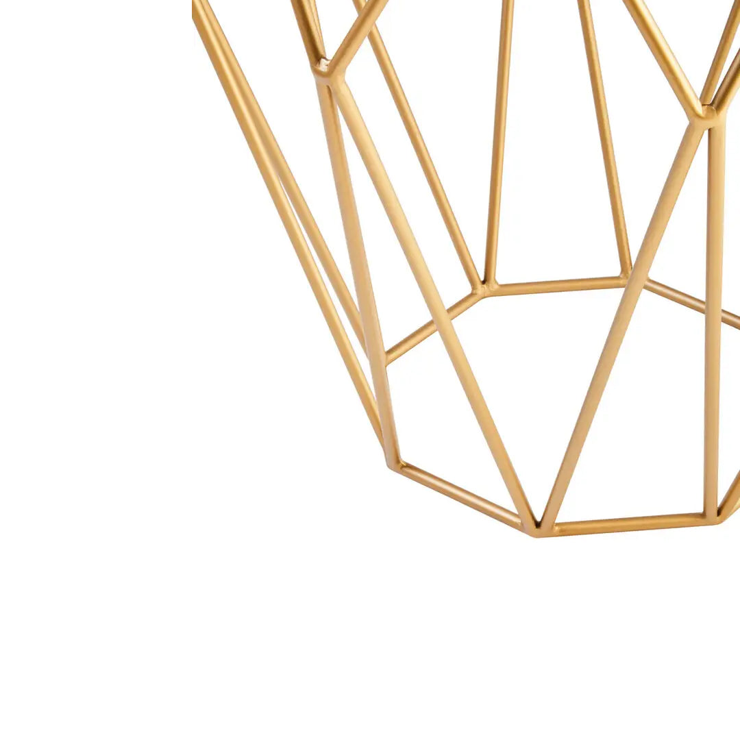Jodi Octagonal Wooden Side Table In Natural