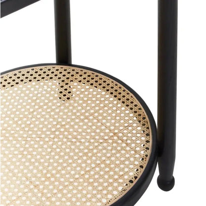 Cebu Clear Glass Top Console Table With Undershelf In Black