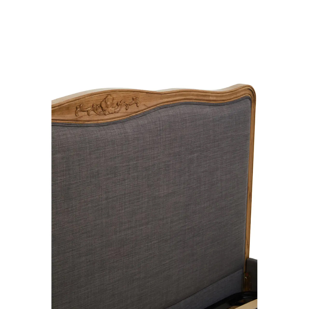 Parkside Fabric King Size Bed In Grey