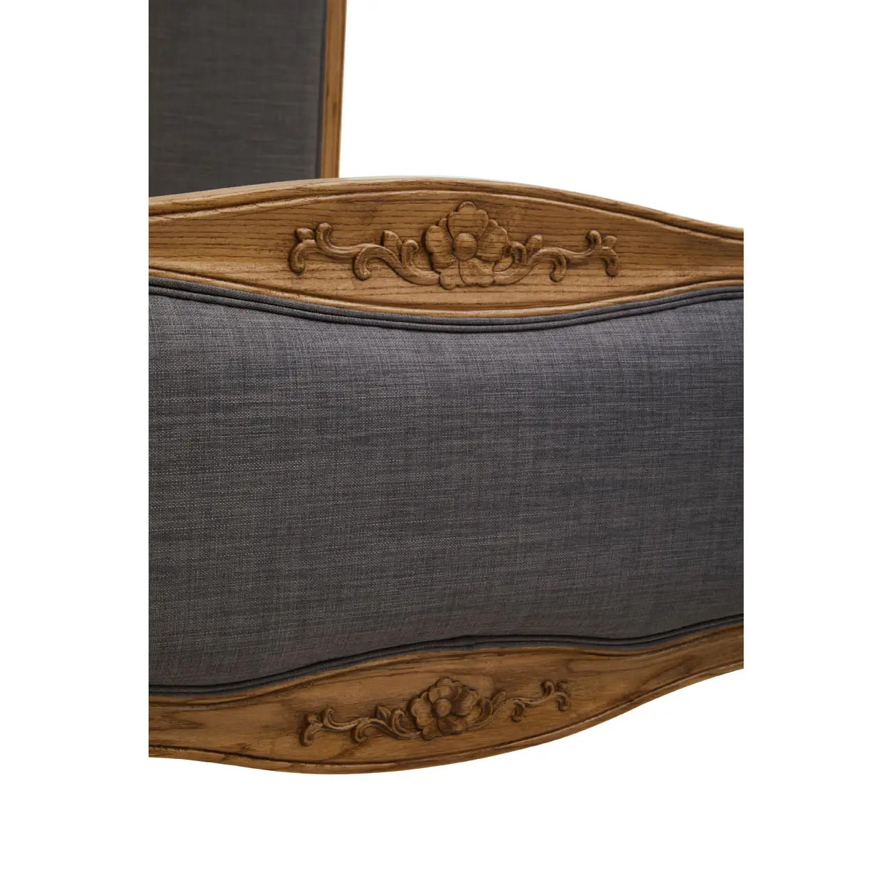 Parkside Fabric Super King Size Bed In Grey