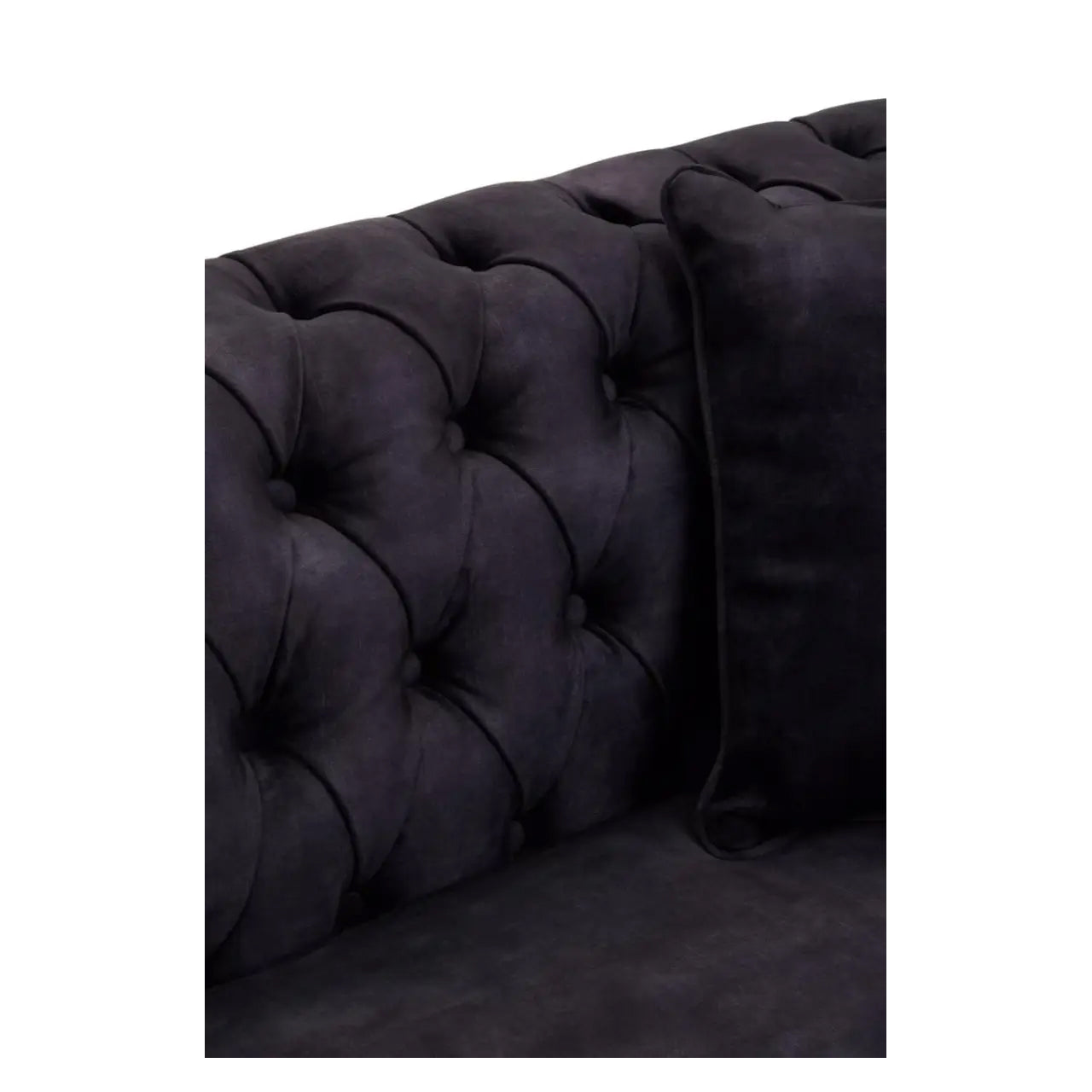 Sabrina Velvet 3 Seater Sofa In Grey