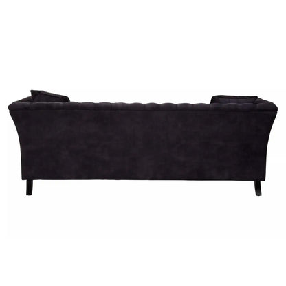 Sabrina Velvet 3 Seater Sofa In Grey