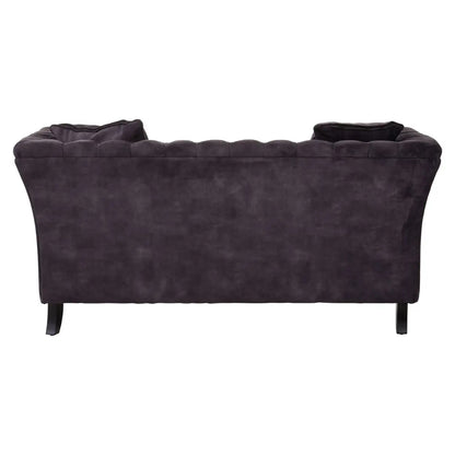 Sabrina Velvet 2 Seater Sofa In Grey