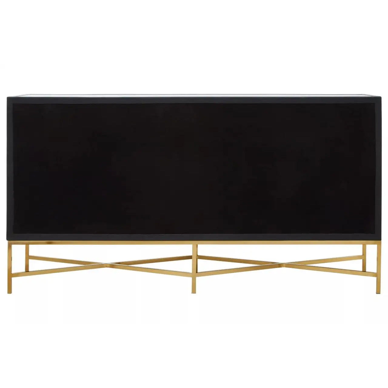 Cadiz Wooden Sideboard With 4 Doors In Grey Faux Shagreen