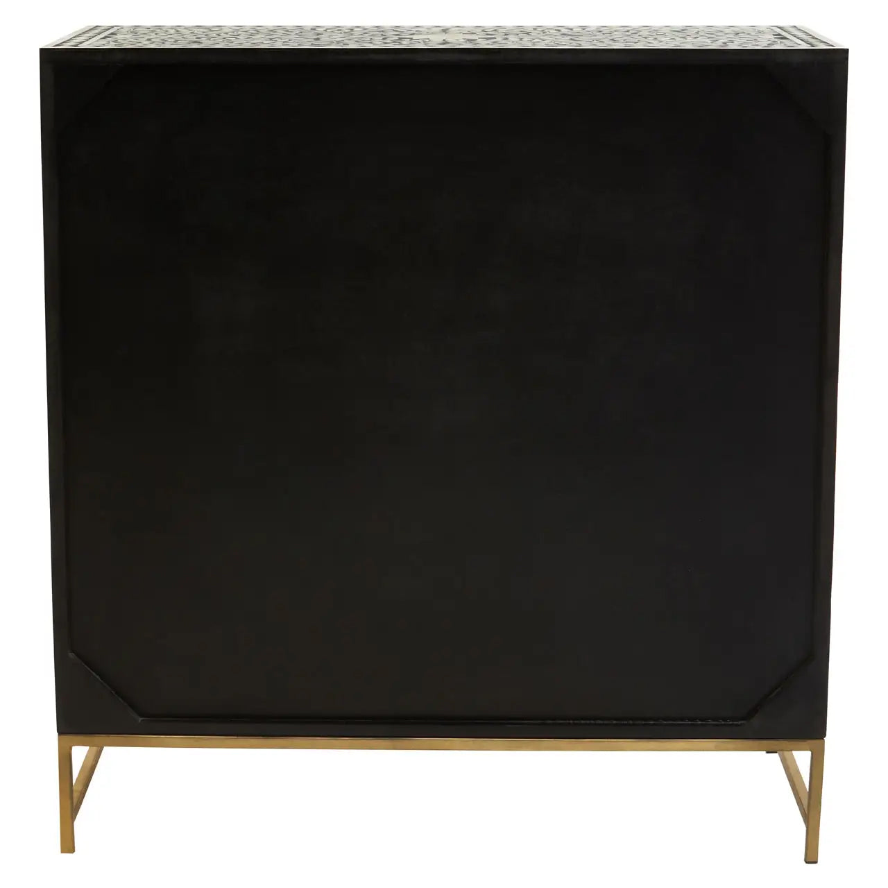 Fusion Wooden Chest Of 3 Drawers In Grey And Bone Inlay