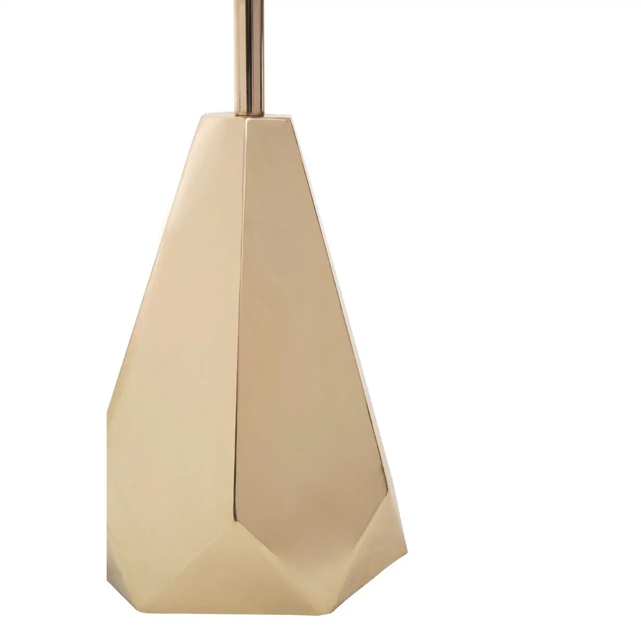 Amira Stainless Steel Side Table In Shiny Gold