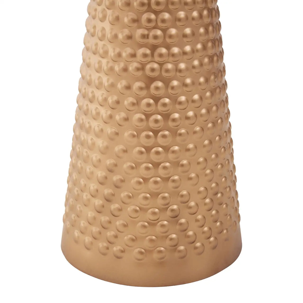 Amira Round White Top Side Table With Gold Base