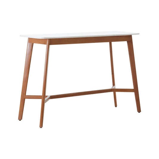 Myan Marble Top Console Table In White